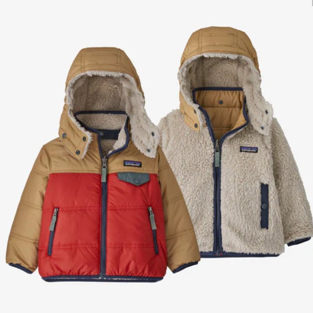 Patagonia Baby Reversible Tribbles Hoody Puffer Jacket 5T